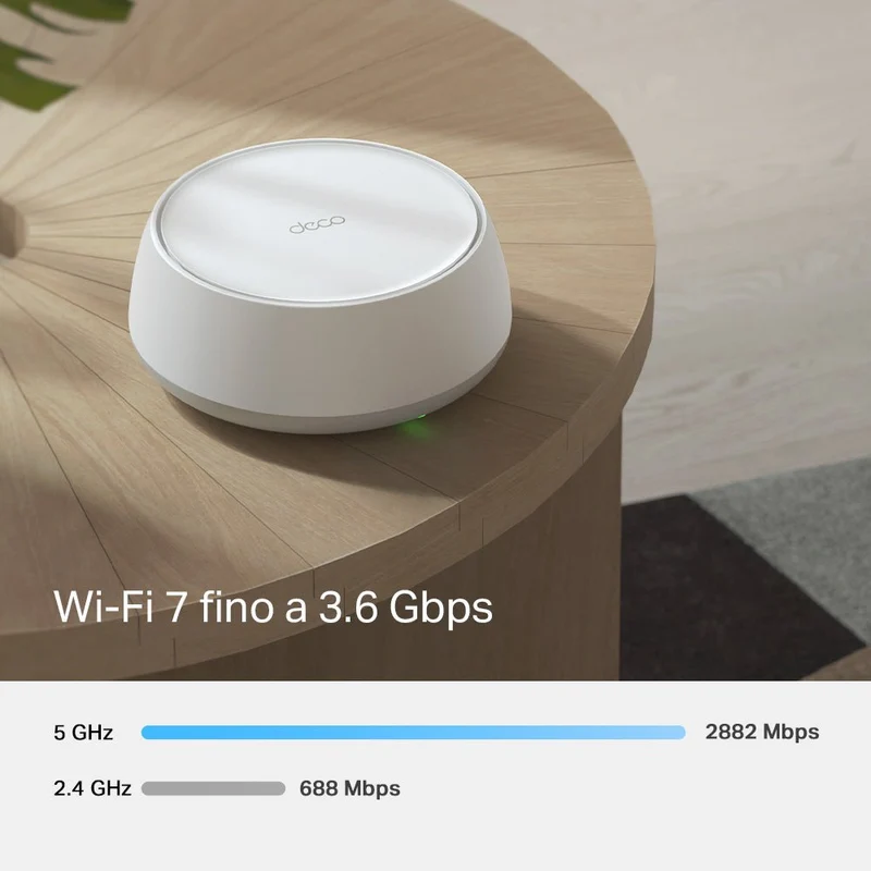 Deco BE25 Sistema Mesh Wi-Fi 7 BE3600Mbps 2 Porte 2.5Gbps, 3pz