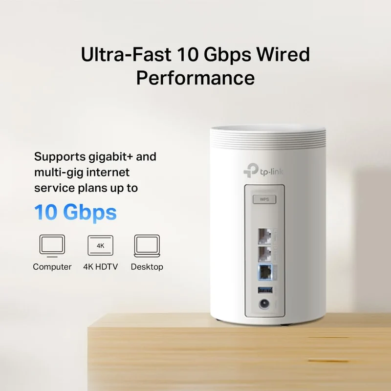 Deco BE68 Sistema Mesh Wi-Fi 7 Tri-Band BE14000Mbps, Porta 10Gbps, 1pz