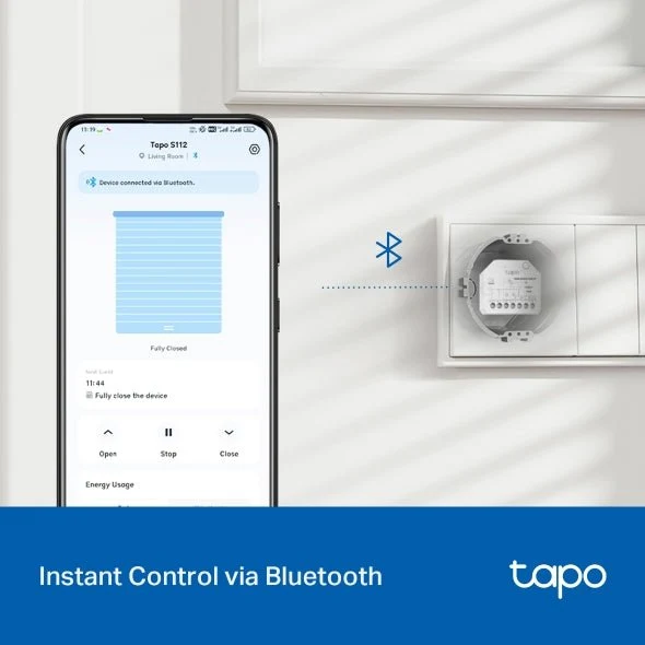 Tapo S112 Relè Interruttore Smart WiFi Bluetooth 2 Canali 6A Energia