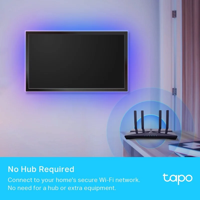 Tapo L930-10 Striscia LED Smart WiFi Multicolore 10m, Zone Colore, Alexa