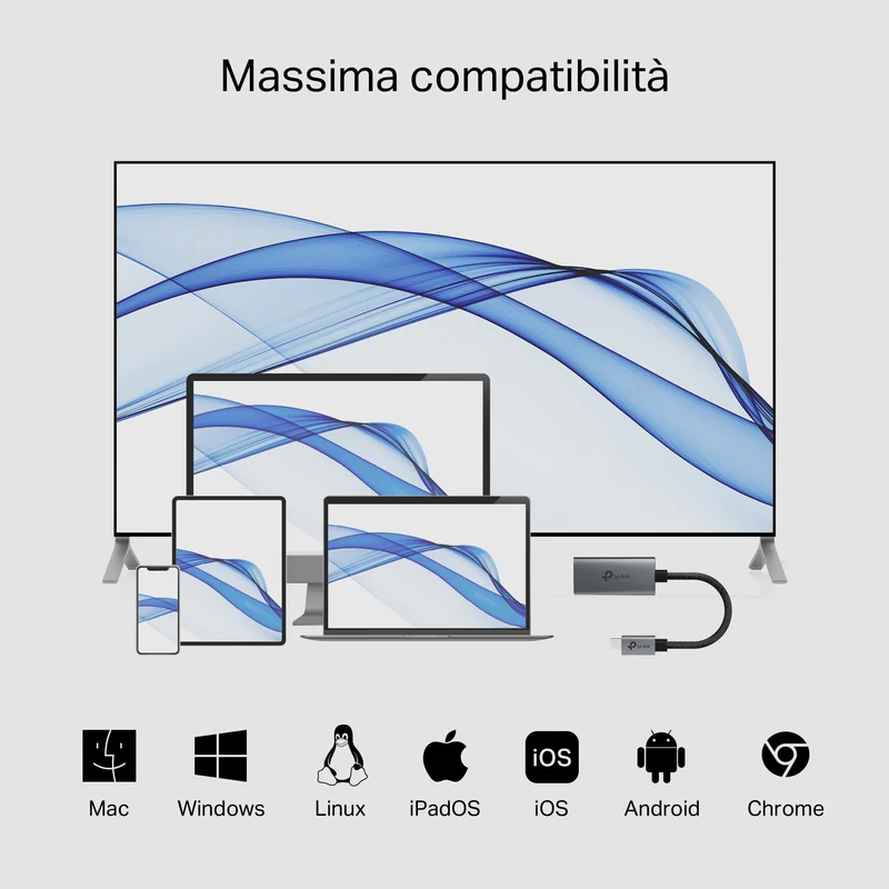 UA520C Adattatore HDMI USB C fino a 4K@60Hz