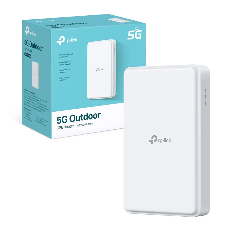 NE200-Outdoor Router 5G con SIM Esterno, Porta 2.5G, IP66, PoE (Adattatore incluso)