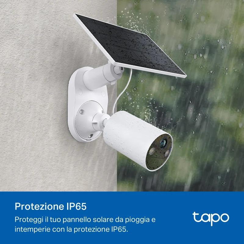Tapo A201 Pannello Solare 2.5W 5.2V per Telecamere Batteria Cavo 4m