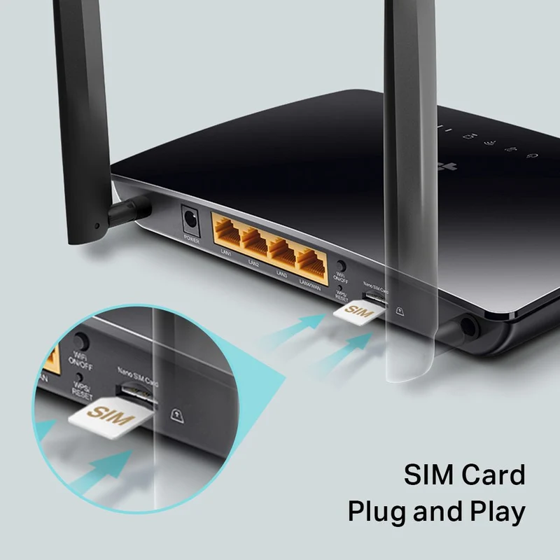 Archer MR402 Router Wi-Fi con SIM 4G LTE CAT4 AC1200Mbps