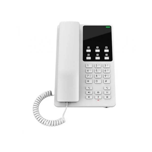 Grandstream GHP620W - IP Desktop Hotel Phone, White, 2 SIP accounts, remote management via GDMS [GHP620W]