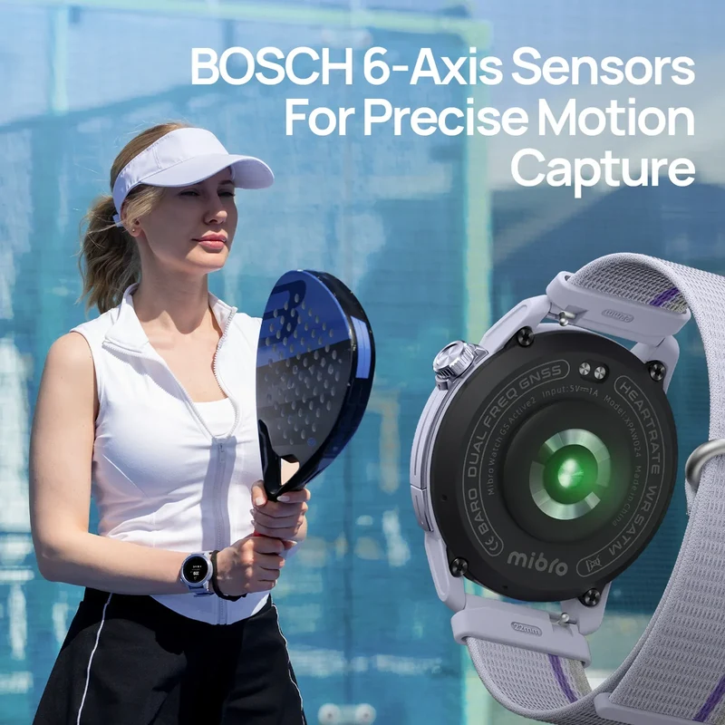 MIBRO - GS Active2 smartwatch Padel Pro, Running, 150+ sport. AMOLED, GPS, autonomia 20gg
