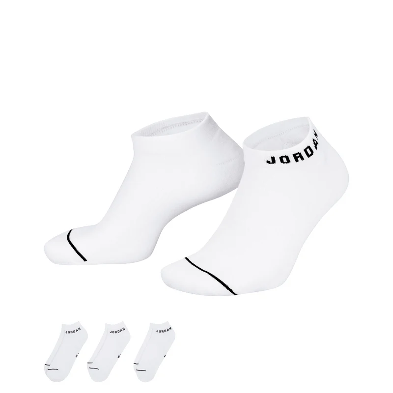 Jordan confezione da 3 paia di calze basse unisex DX9656-100 bianco