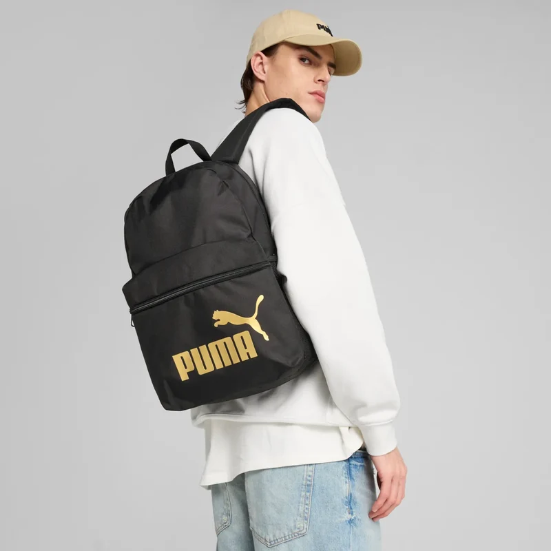 Puma zaino multiuso Phase 091164-03 nero-oro
