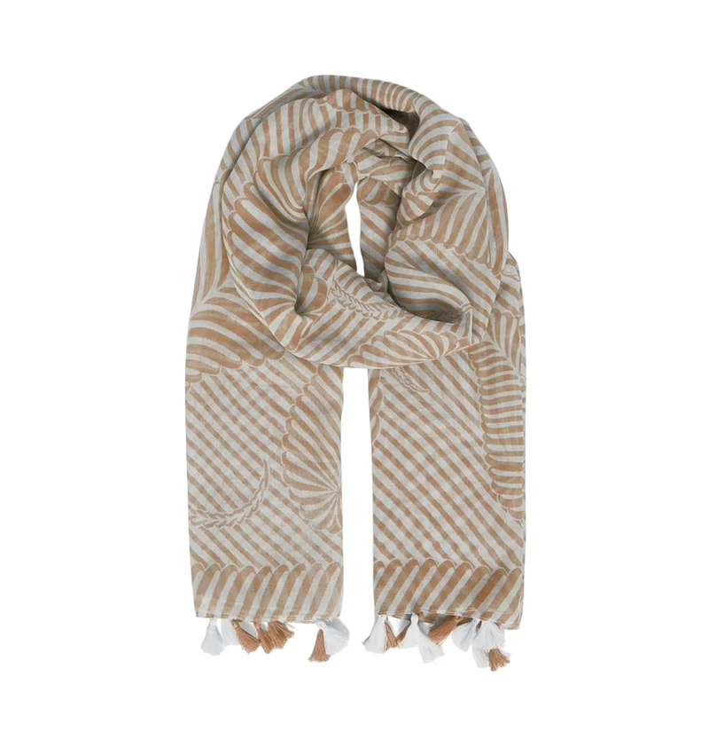b.young sciarpa da donna Bawela 20814798 202984 beige