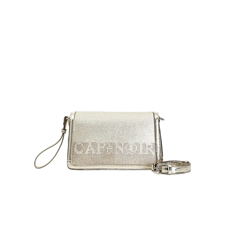CafèNoir Borsa pochette ricorta di strass C3BA0602 Z012 oro