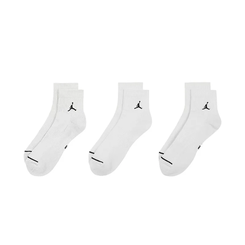 Jordan calza alla caviglia Everyday DX9655-100 bianco Confezione da 3 paia