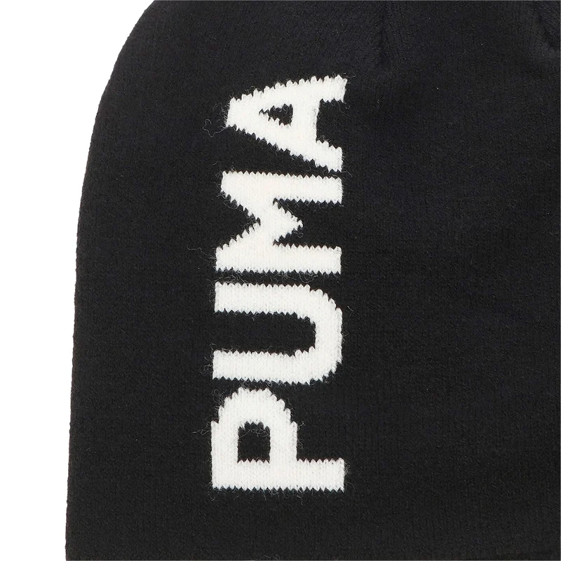 Puma cappello a cuffia con logo grande 023461-01 nero. Taglia unica