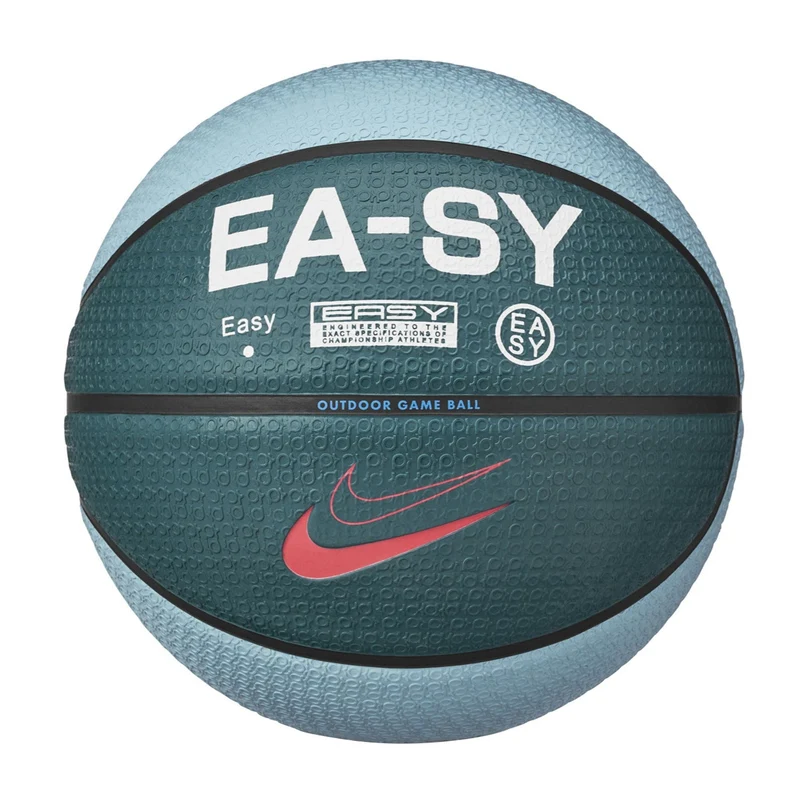 Nike pallone da pallacanestro KD Playground celeste-verde misura 7