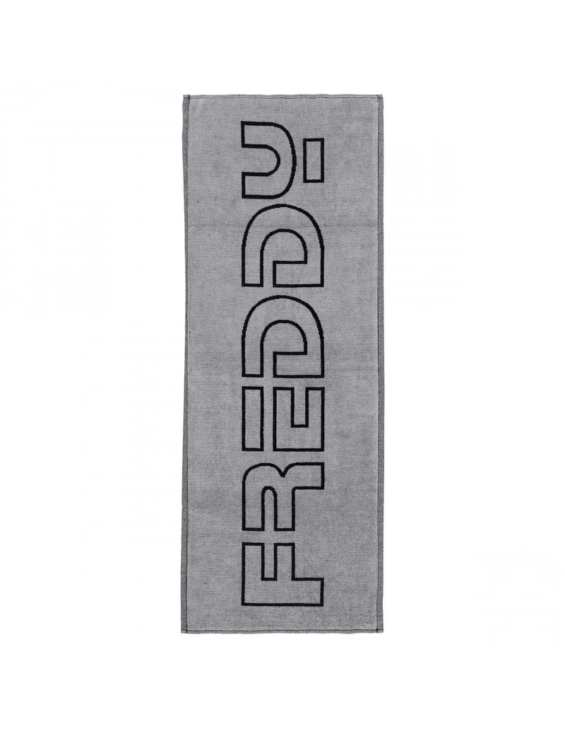 Freddy Asciugamano da palestra misura media 37x100cm ASCP300 NH nero-grigio