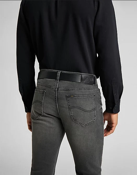 Lee cintura da uomo in pelle Small Logo Belt LA035301 nero