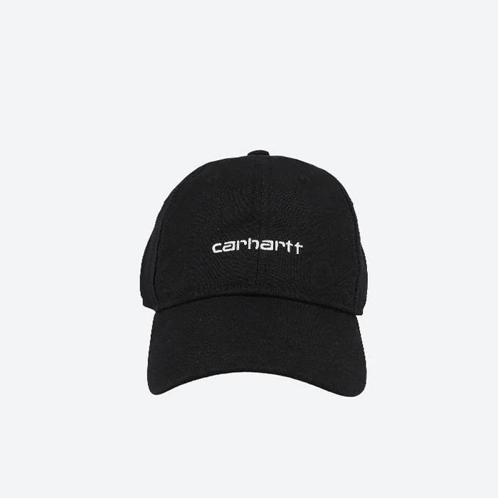 Carhartt Cappellino Script Canvas I028876 7 nero-bianco