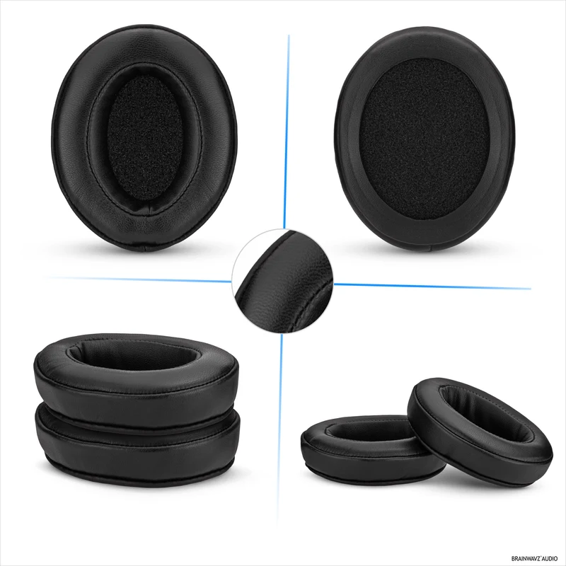Mga Pamalit na Earpad na Gawa sa Katad para sa Steelseries Arctis Nova Series 1/P/X 3 5/P/X 7/P/X PRO at PRO para sa mga XBox Headset, Malambot na Tunay na Katad + Memory Foam