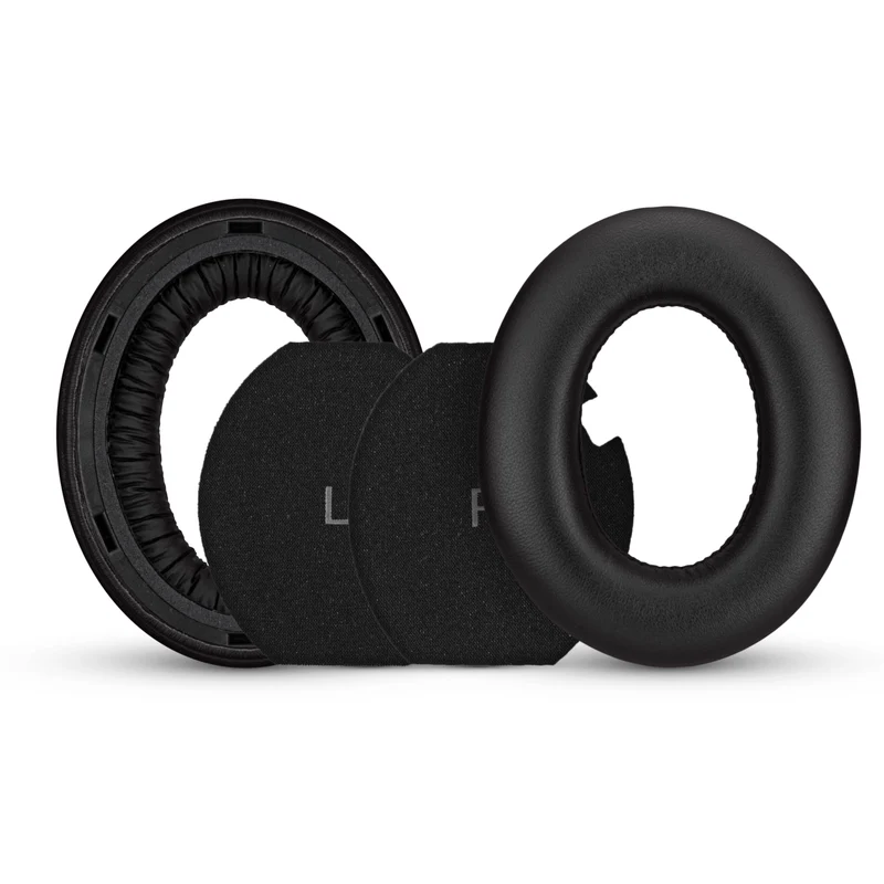 Cuscinetti auricolari di ricambio per cuffie Sennheiser Momentum 4 - Vera pelle morbida + schiuma memory per un comfort extra