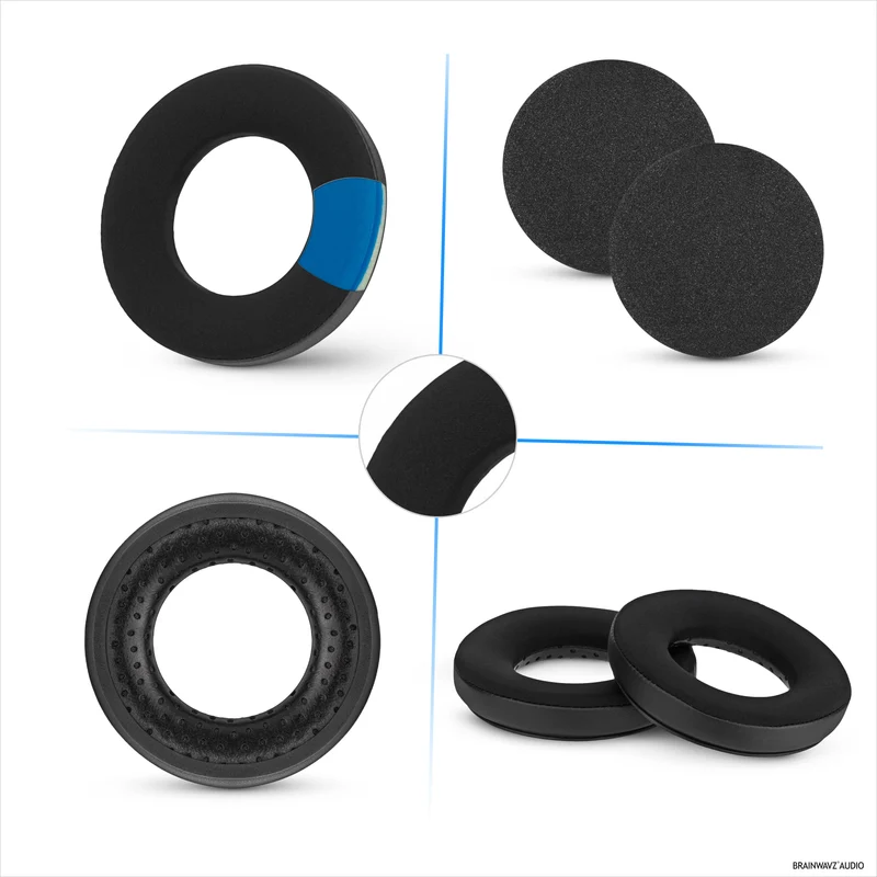 Cuscinetti auricolari di ricambio ibridi per cuffie Beyerdynamic DT990/PRO DT880/PRO MMX300 DT 531 DT 690 e altri modelli. Realizzati in gel rinfrescante, tessuto morbido, pelle PU e memory foam.