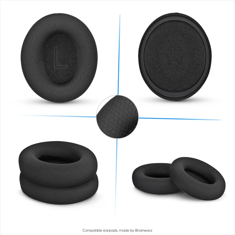 Mga Pamalit na Earpad para sa Razer Kraken V4/ V4 Pro, V4 X Gaming, V3/ V3 Pro, V3 X, Kitty V3 Pro, Kitty V3 X Headsets na Malambot na PU Leather na may Memory Foam