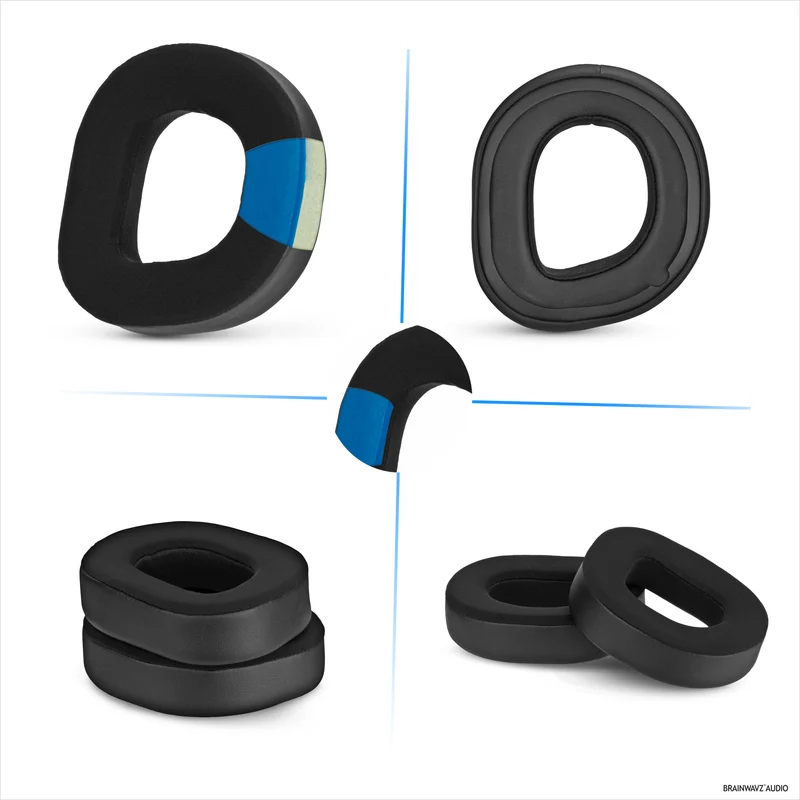 Mga Hybrid Replacement Earpad para sa Turtle Beach Stealth 700 Gen 3 Headset, Malambot na Gel, Nakahingang Tela na may PU Leather at Memory Foam