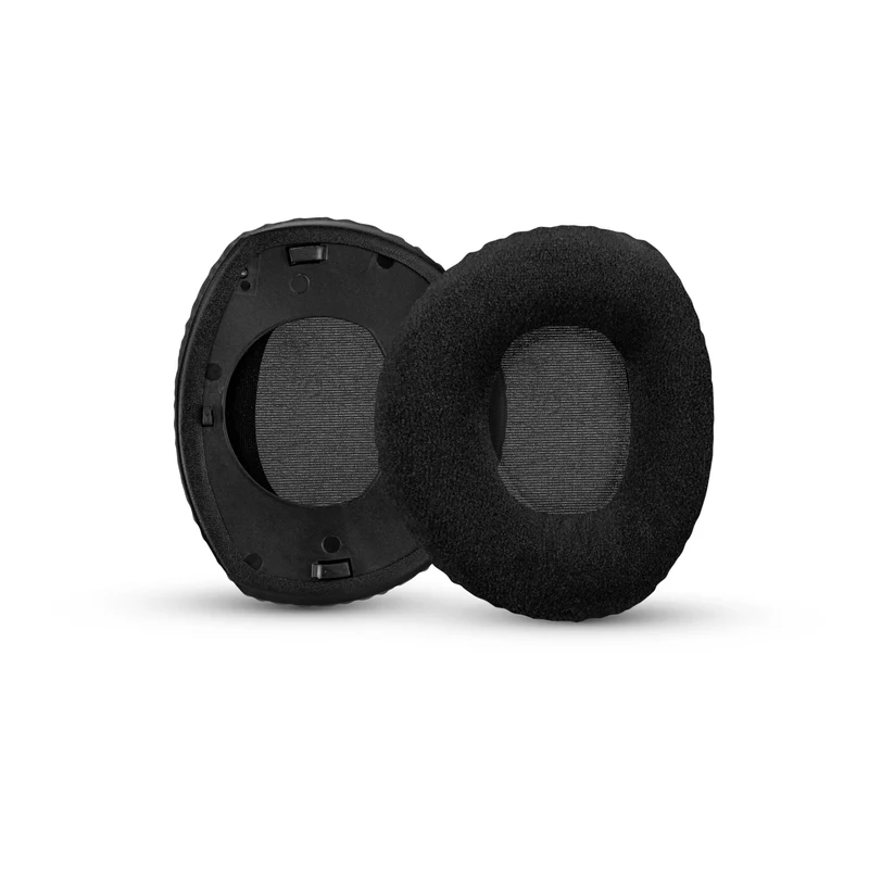 Cuscinetti auricolari di ricambio per cuffie Sennheiser RS160, RS170, RS180, HDR160, HDR170 e HDR180, in morbido velluto e schiuma.