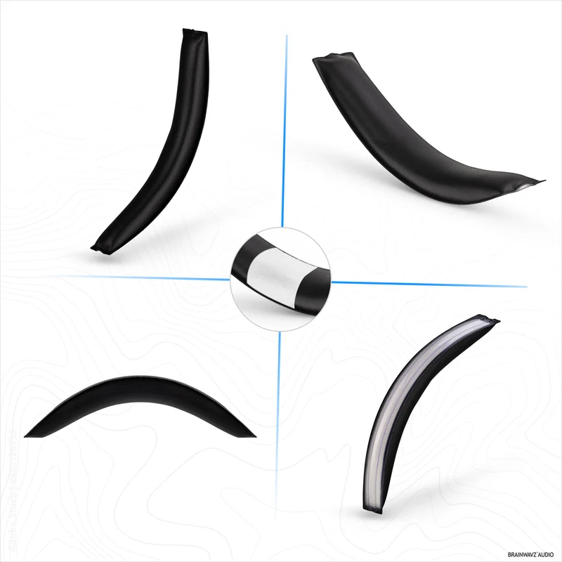 Pamalit na PU Leather Headband para sa SENNHEISER HD700 Headphones - Headset Top Cushion Pad - Madaling I-slide-In na Pagkakabit, Ibalik ang Kaginhawahan at Pagkakasya