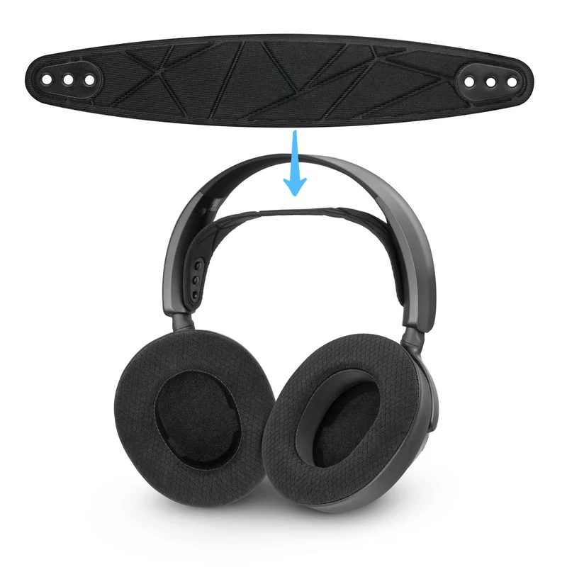 Pamalit na Headband para sa SteelSeries Arctis Nova 7P at 7X at Higit Pa – Cotton-Rich Elastic Suspension Band na may 3 Setting ng Sukat