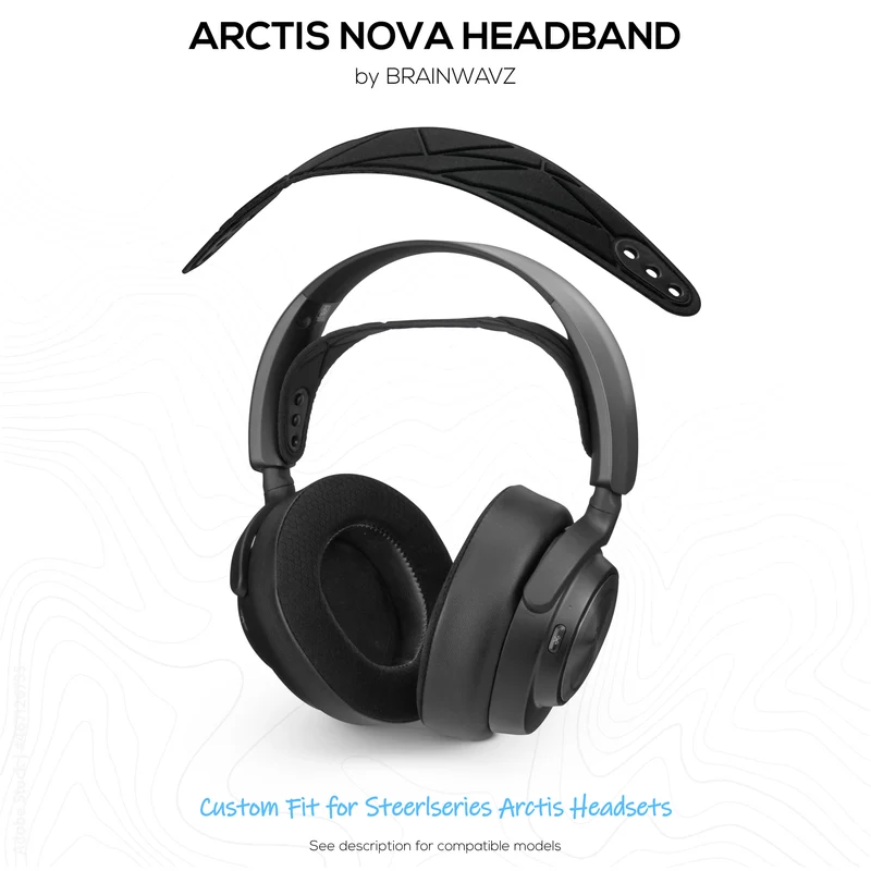 Pamalit na Headband para sa SteelSeries Arctis Nova 7P at 7X at Higit Pa – Cotton-Rich Elastic Suspension Band na may 3 Setting ng Sukat
