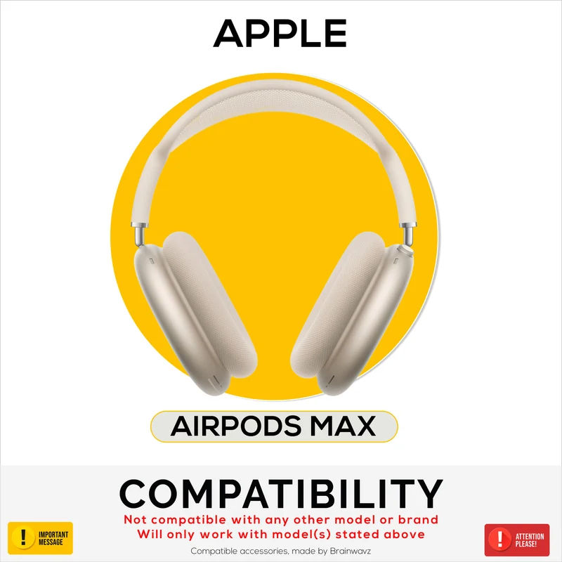 Mga Pantakip sa Earpad na may Silicone na Proteksyon para sa Apple Airpods Max Headphones – Hindi tinatablan ng tubig, hindi tinatablan ng pawis, hindi tinatablan ng alikabok, hindi madulas at madaling i-install
