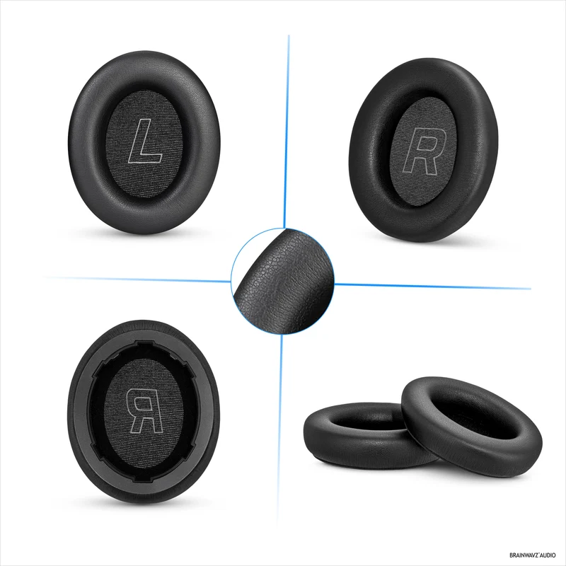 Mga Pamalit na Earpad para sa HyperX Cloud Mix 2 Wireless Over-Ear Headphones. Mataas na Grado na Protein PU Leather na may Malambot na Foam para sa Dagdag na Komportable at Tiyaga