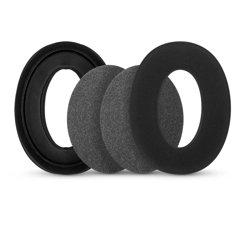 Cuscinetti auricolari ibridi per cuffie Sennheiser HD598 (CS/SE/SR) HD599 HD558 HD518 HD595 HD569 HD579 HD560 HD555 HD515 HD559. Cuscinetti da gioco in gel rinfrescante, memory foam spesso.