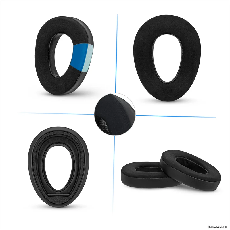 Mga Hybrid Earpad para sa Sennheiser PXC480, PXC550, PXC 550-II, MB660 UC at MB 660 MC Headphones. Mga Cooling Gel Gaming Cushions na Makapal na Memory Foam
