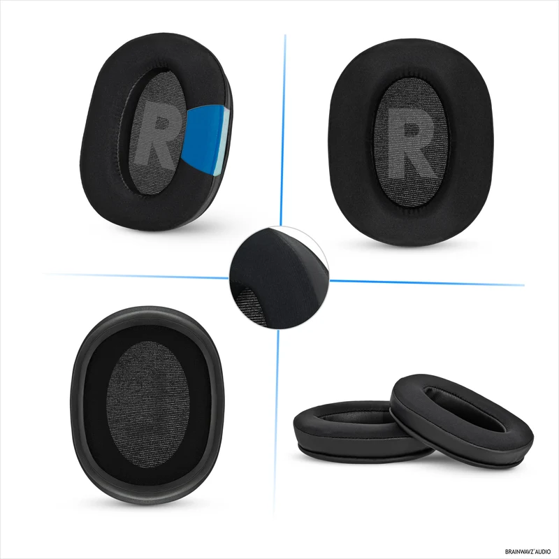 Cuscinetti auricolari ibridi per cuffie Logitech G Pro, G Pro X, G Pro X 2 e G Pro X SE. Cuscinetti da gioco in gel rinfrescante con tessuto super morbido e memory foam spesso.
