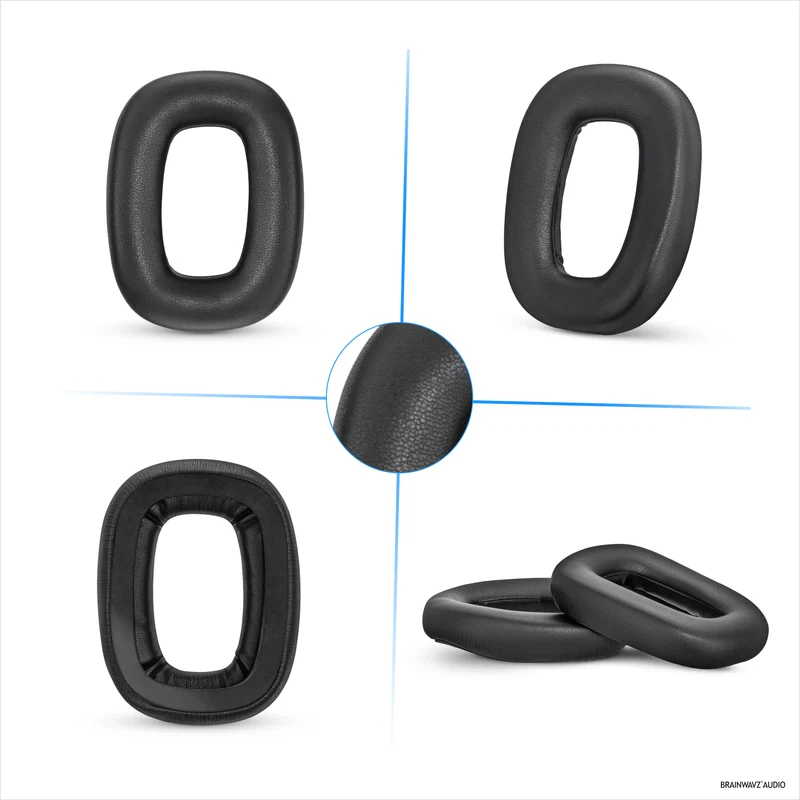 Mga Pamalit na Earpad para sa Logitech Astro A30 Headsets. Malambot na PU Leather na may High Grade Memory Foam para sa Dagdag na Komportable at Tiyaga