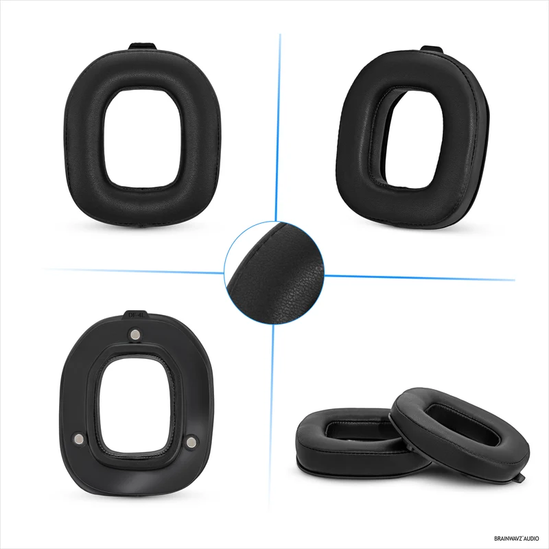 Cuscinetti auricolari di ricambio per cuffie Logitech Astro A50 GEN4, A50 GEN5 e A50X. Morbida pelle PU con memory foam di alta qualità.