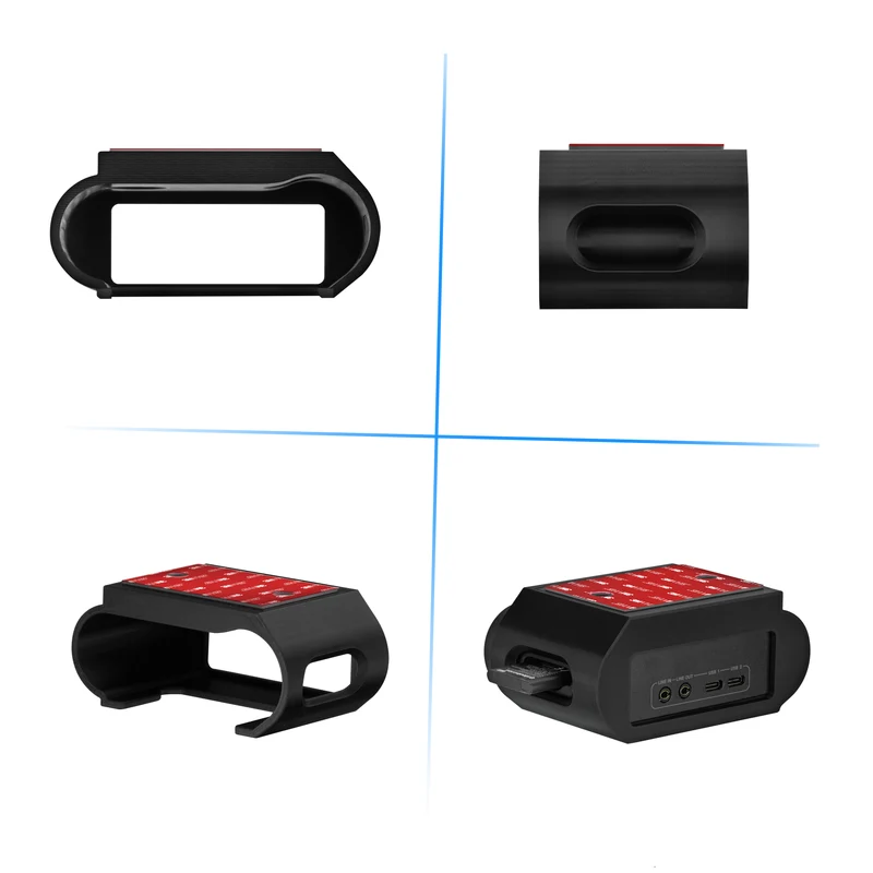 Pang-ilalim na Mount sa Mesa para sa SteelSeries Arctis Nova Pro Wireless, Nova Pro Omni at Nova Elite Base Station – Ligtas na Pagkakasya, Madaling Pagkabit gamit ang mga Turnilyo o VHB Tape