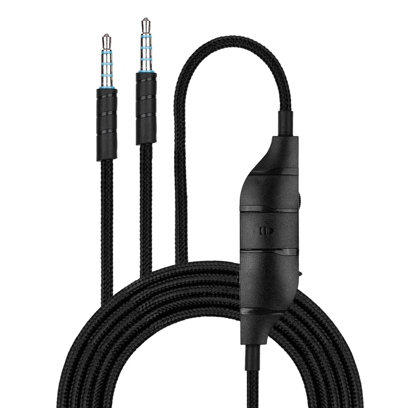 Kapalit na Audio Cable na Compatible sa Logitech G633, G635, G933, G935 – Inline Mic/Remote na may Mute at Volume Control – Nylon Braided Gaming Headset Cord