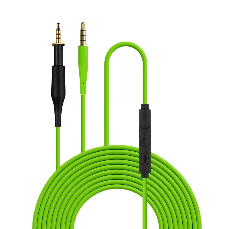 Kapalit na Audio Cable na Tugma sa AKG K430 K450 K451 K452 K480 at Q460 – In-Line Remote