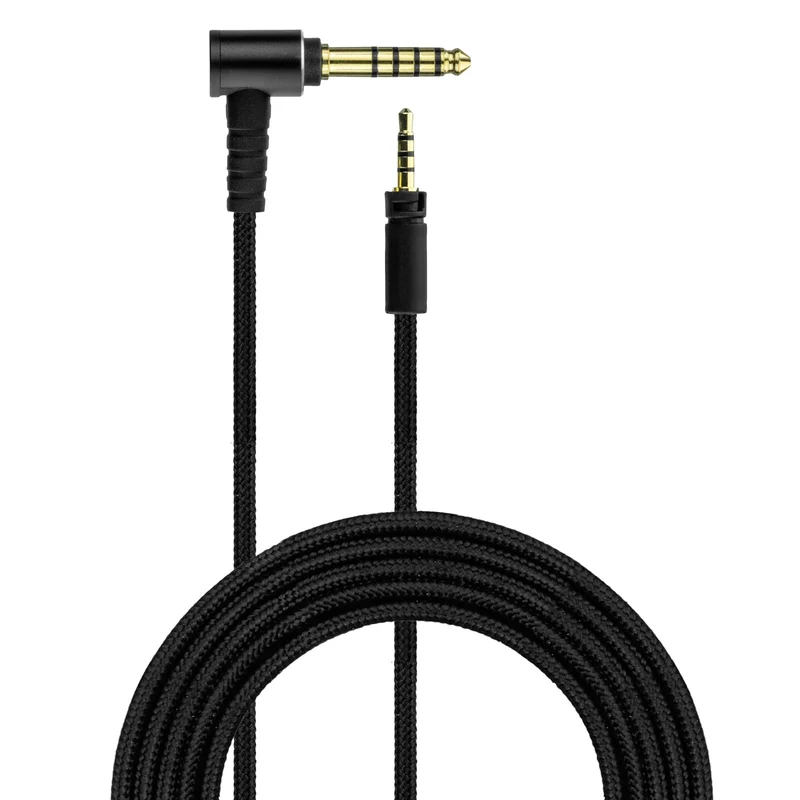 Balanseng Audio Cable na Compatible sa Sennheiser Momentum Headphones – 2.5mm Twist-Lock to 4.4mm TRRRS Balanced Gold-Plated Jacks