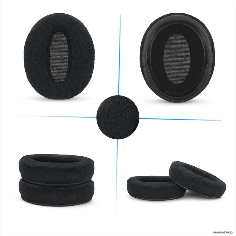 Mga Pamalit na Velour Earpad para sa Sennheiser HD4.50BT HD4.50BTNC HD450BT HD4.50SE HD4.40BT HD4.30G HD4.20S HD458BT HD450 HD400S HD 350BT. Malambot na Velour at Memorya
