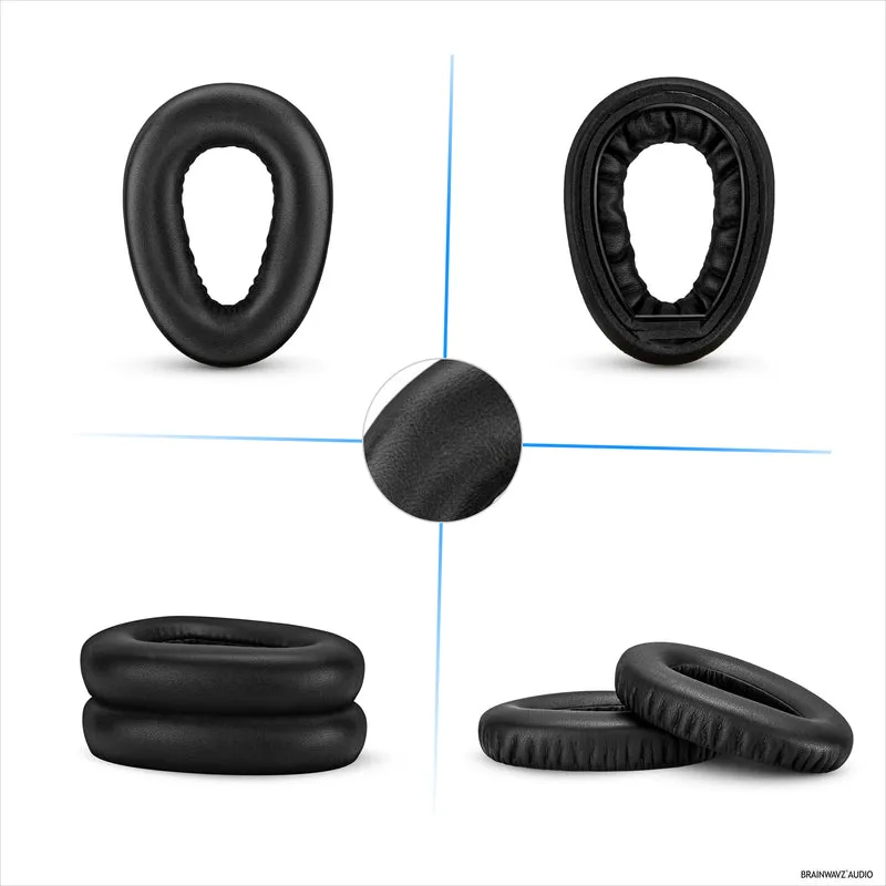 Cuscinetti in pelle di pecora per cuffie Sennheiser PXC480, PXC550, PXC 550-II, MB660 UC, MB 660 MC, morbidi, cuscinetti di ricambio, comfort extra
