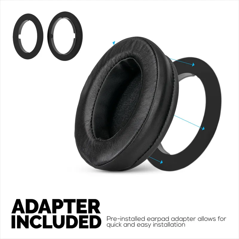 Cuscinetti in pelle di pecora per cuffie Sennheiser HD600, HD650, HD660S, HD525, HD535, HD545 e Massdrop HD58X, HD6XX - Memory Foam con morbida pelle di pecora
