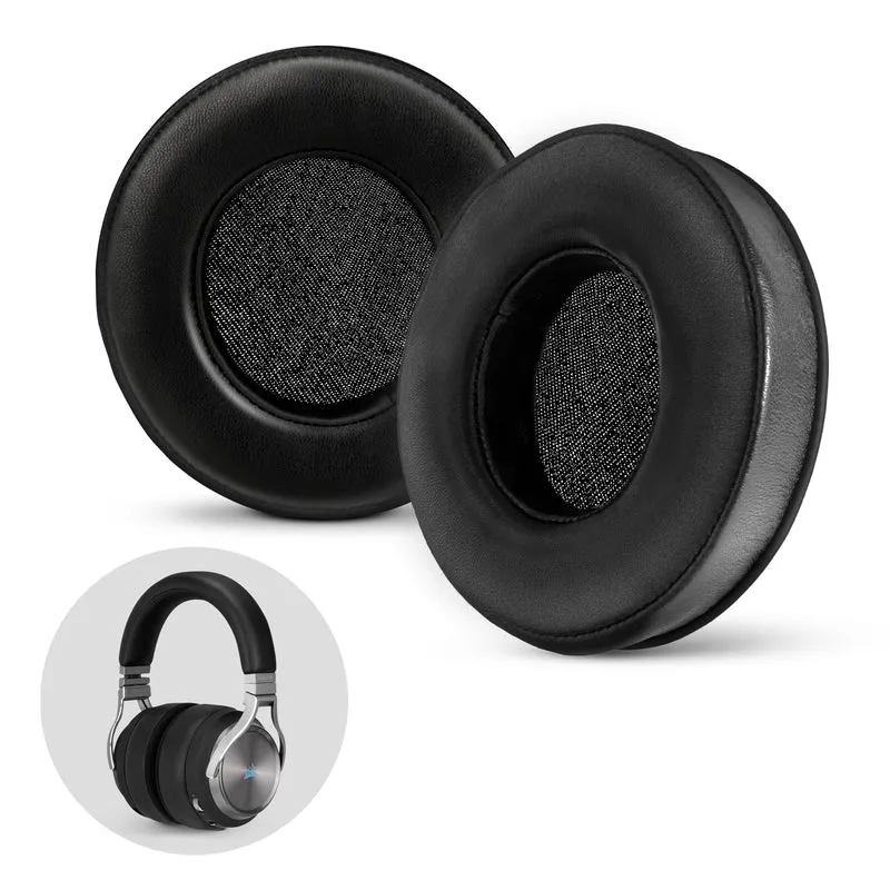 Sheepskin Earpads para sa Corsair Virtuoso RGB Headset (Wireless/XT/SE) - Memory Foam na may Soft Sheepskin Leather