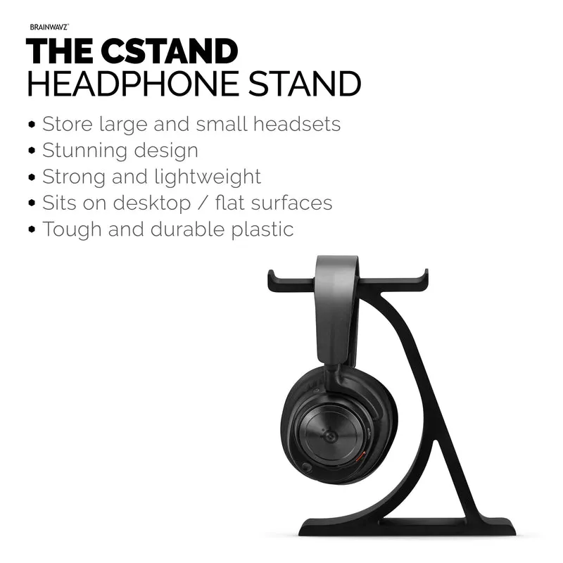 CSTAND - Supporto per cuffie da scrivania - Design universale per tutte le cuffie da gioco e audio