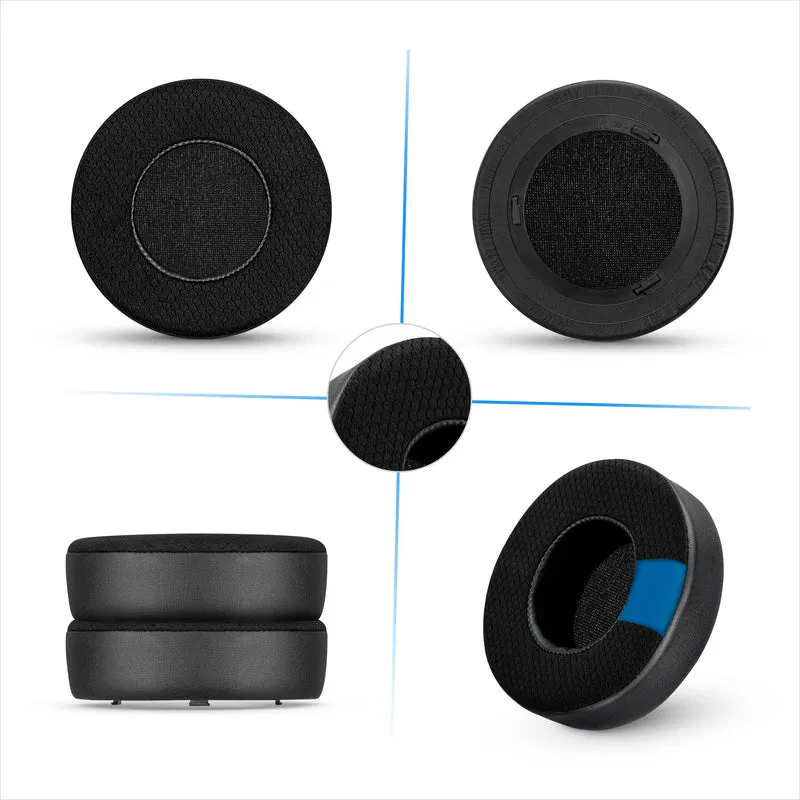 Cuscinetti auricolari ibridi per cuffie da gioco Corsair Virtuoso RGB (Wireless/XT/SE) - Gel di raffreddamento, memory foam, resistenti, spessi e con isolamento acustico