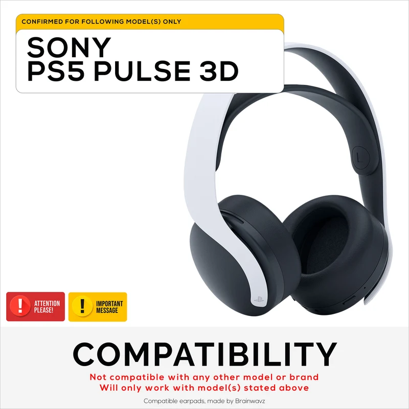 Cuscinetti di ricambio per cuffie Sony PS5 Pulse 3D