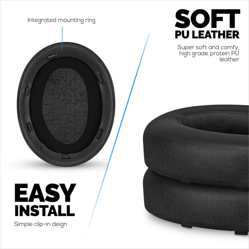 Cuscinetti di ricambio per cuffie wireless Sony WH-XB910N con morbida pelle PU e memory foam