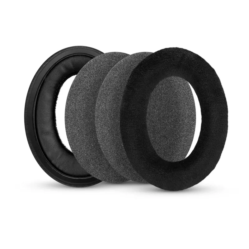Mga Kapalit na Earpad para sa Sennheiser HD598 (CS/SE/SR), HD599, HD558, HD518, HD595, HD569, HD579, HD560S, HD555, HD515, HD559 Headphone, Velor Black