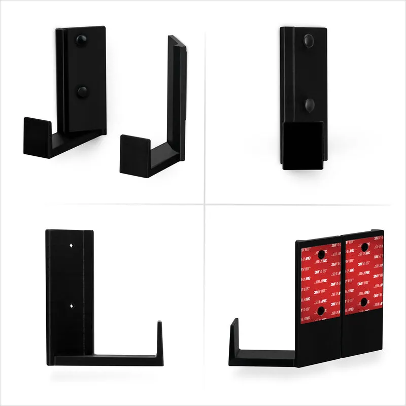 Portacavi angolare da 2.5" e supporto per montaggio a parete del router, adesivo e avvitabile, per switch di rete, modem, Wi-Fi Mesh, Apple TV, fotocamere, altoparlanti e altro, dispositivi fino a 2.5"/63 mm di spessore